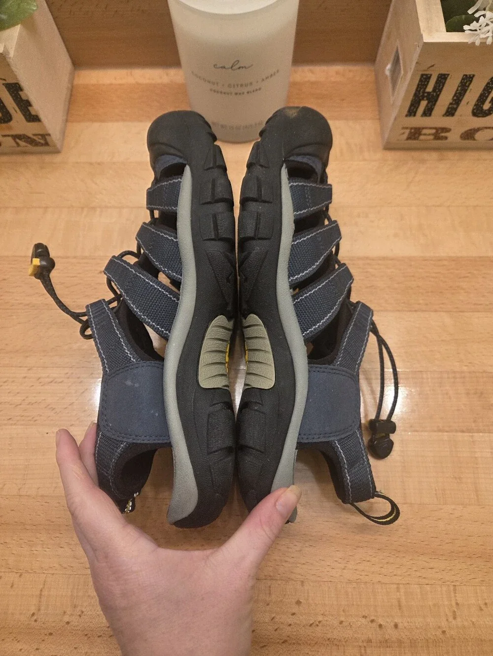 KEEN Newport H2 Sandals Outdoor/Hiking Shoes Navy/Gray Mens Size 7